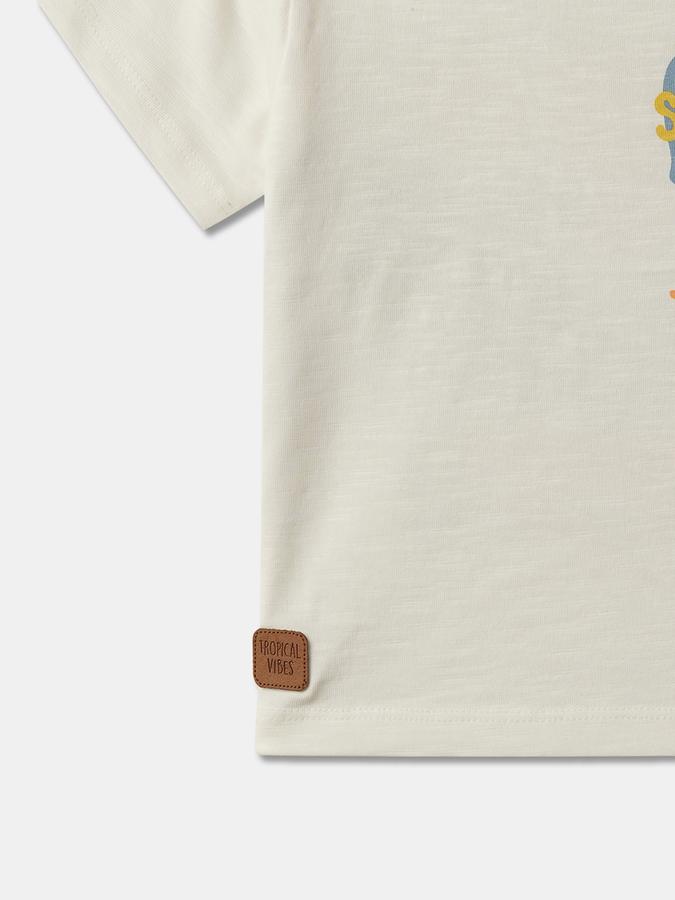 Embroidered Crew-Neck T-Shirt image number 3