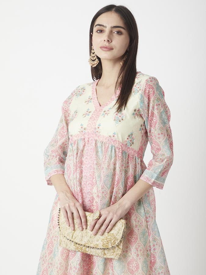 Women Floral Print A-line Kurta 