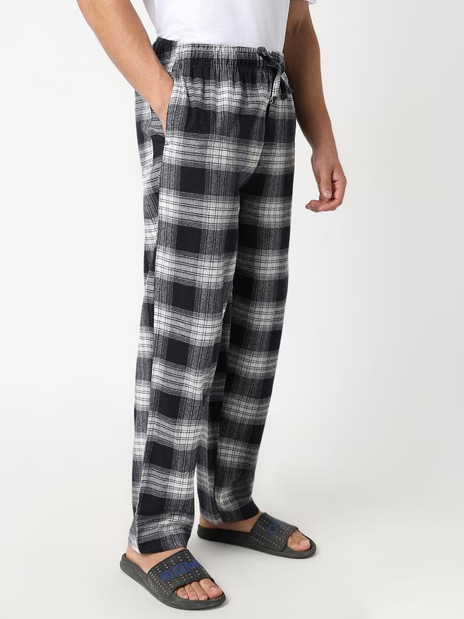 Checkered Men Track Pants  image number 1