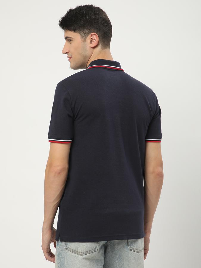 Men Regular Fit Polo T-Shirt with Short Sleeves image number 2