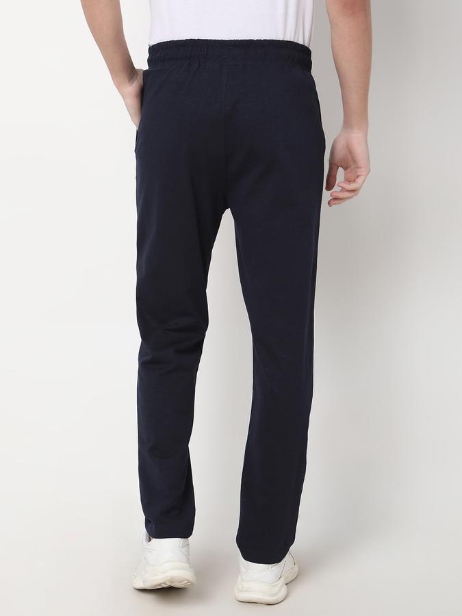 Men Joggers with Drawstring Waist & Insert Pockets image number 3