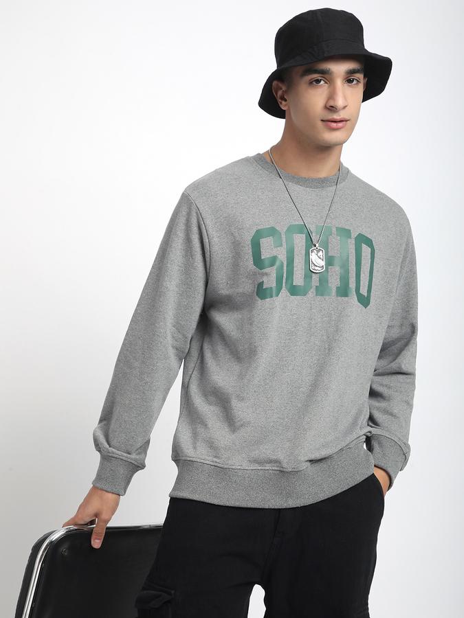 Full Sleeve Solid Men Sweatshirt