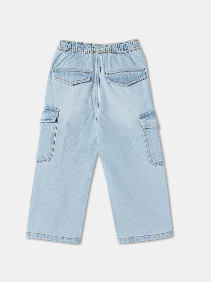 Boy Washed Ankle-Length Jeans image number 1