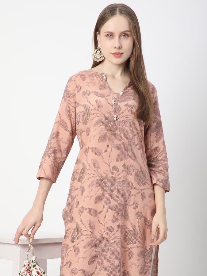 Women Printed Straight Kurta 