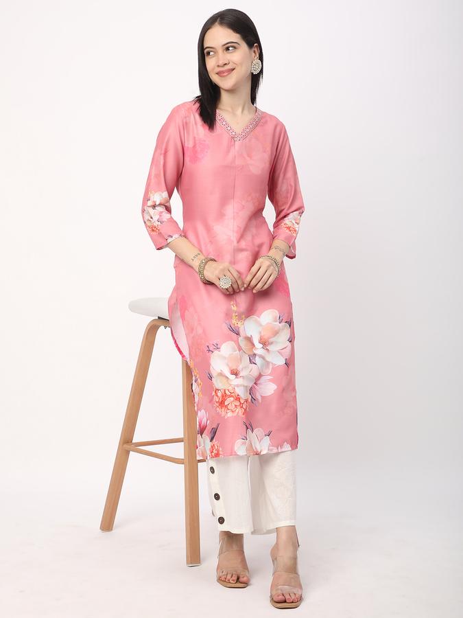 Women Printed A-line Kurta image number 1