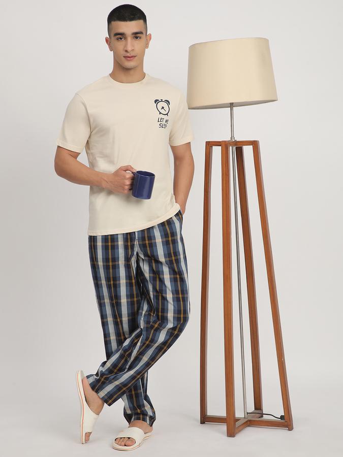 Men Printed Top & Pyjama Set  image number 1