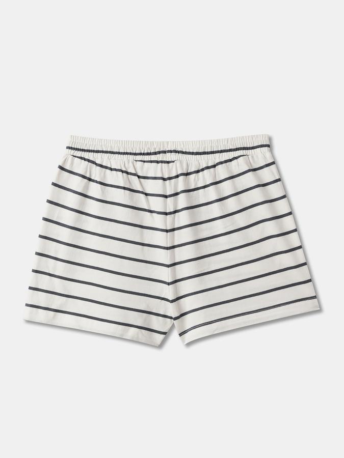 Girls Striped Regular Fit Shorts image number 1