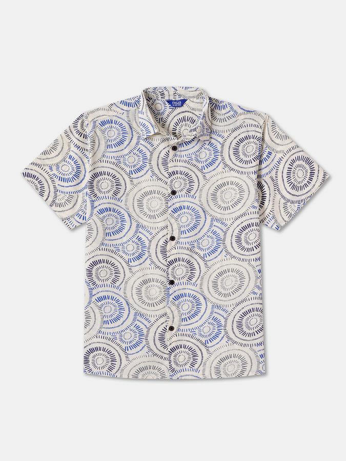 R&B Boys Embroidered Casual Shirt  R&B Boys Embroidered Casual Shirt