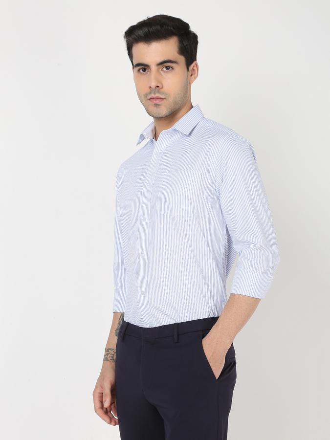 Men Pin Striped Slim Fit Shirt  image number 1