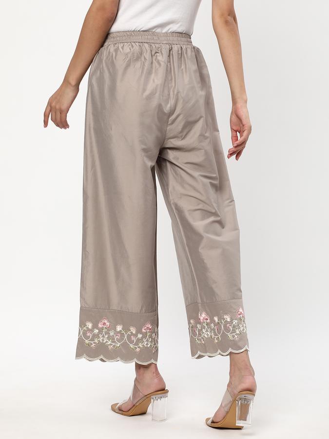 Women Embroidered Wide Leg Pants image number 2