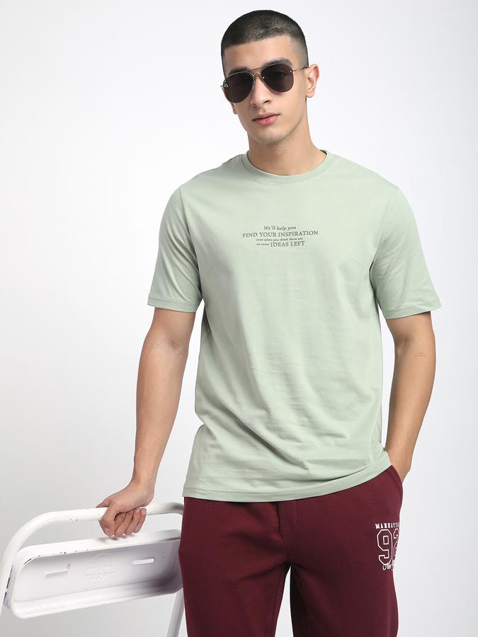 Printed Men Round Neck T-Shirt