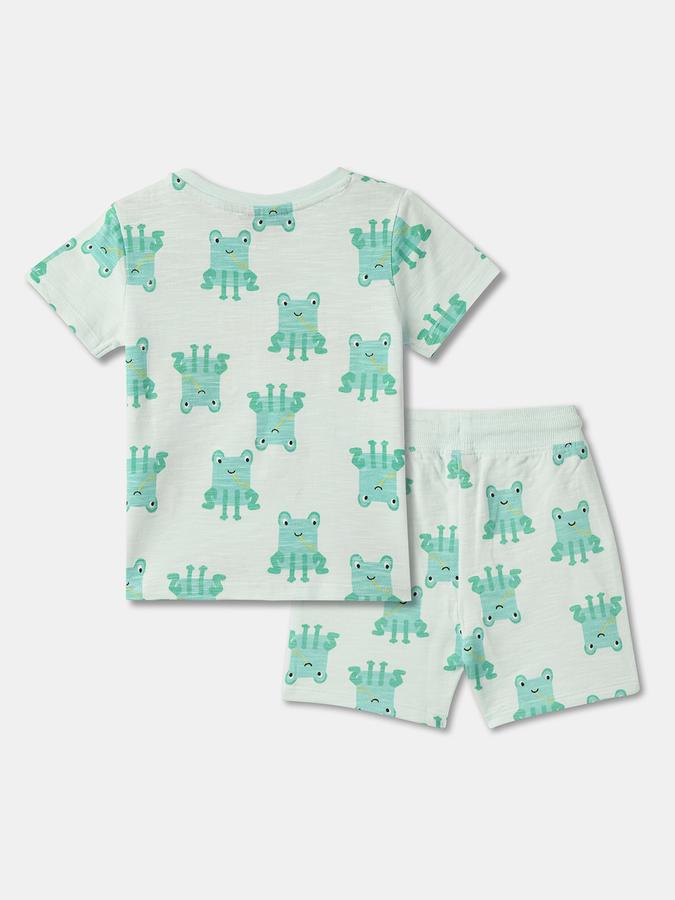 Boys Printed T-Shirt & Shorts Set image number 1