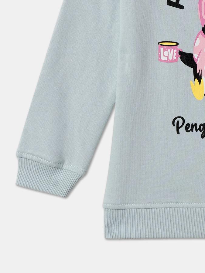 Full Sleeve Graphic Print Girls Sweatshirt image number 3