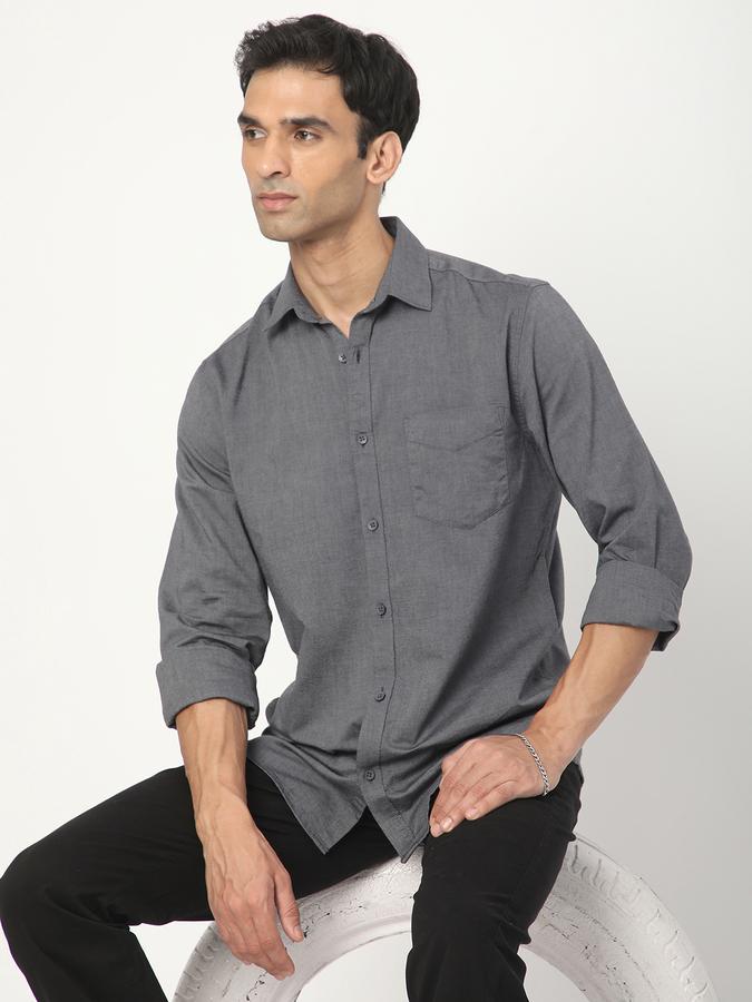 Men Solid Casual Shirt