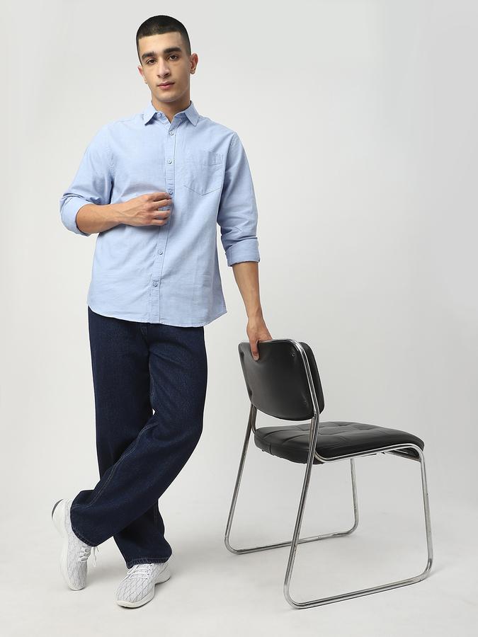 Men Solid Casual Shirt image number 1