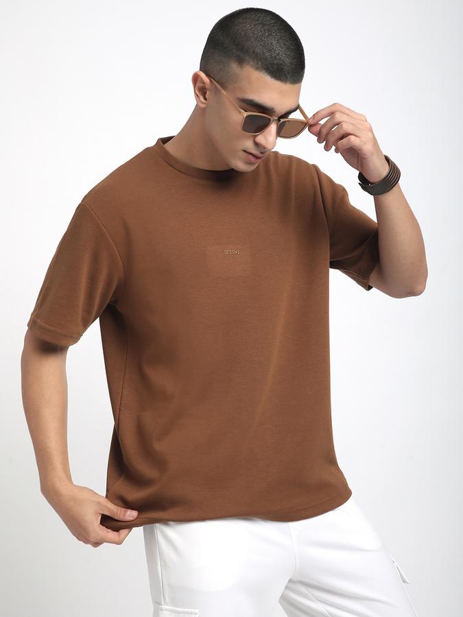 Solid Men Round Neck T-Shirt