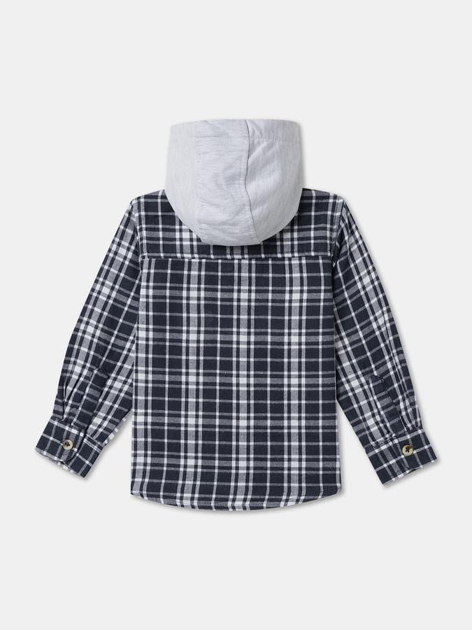 Baby Boys Checkered Casual Shirt  image number 1