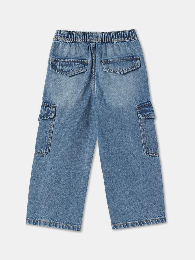 Boys Lightly Washed Straight Fit Jeans image number 1