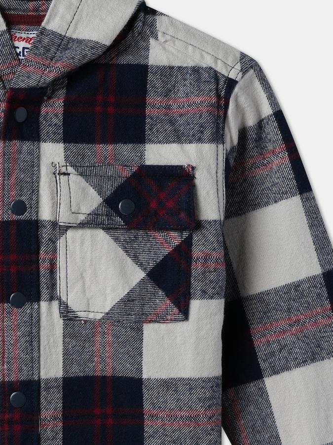 Boys Checkered Casual Shirt image number 2