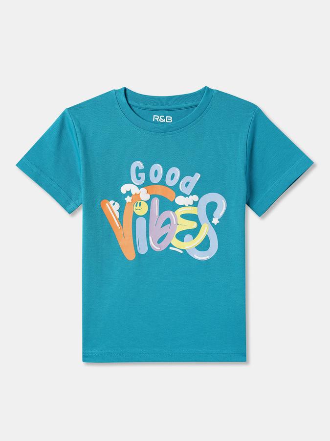 Boys Graphic Print Pure Cotton Regular T Shirt image number 0