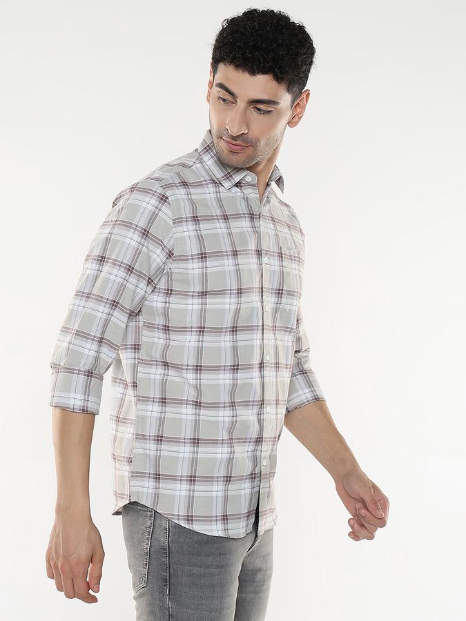 Men Checkered Casual Multicolor Shirt image number 1