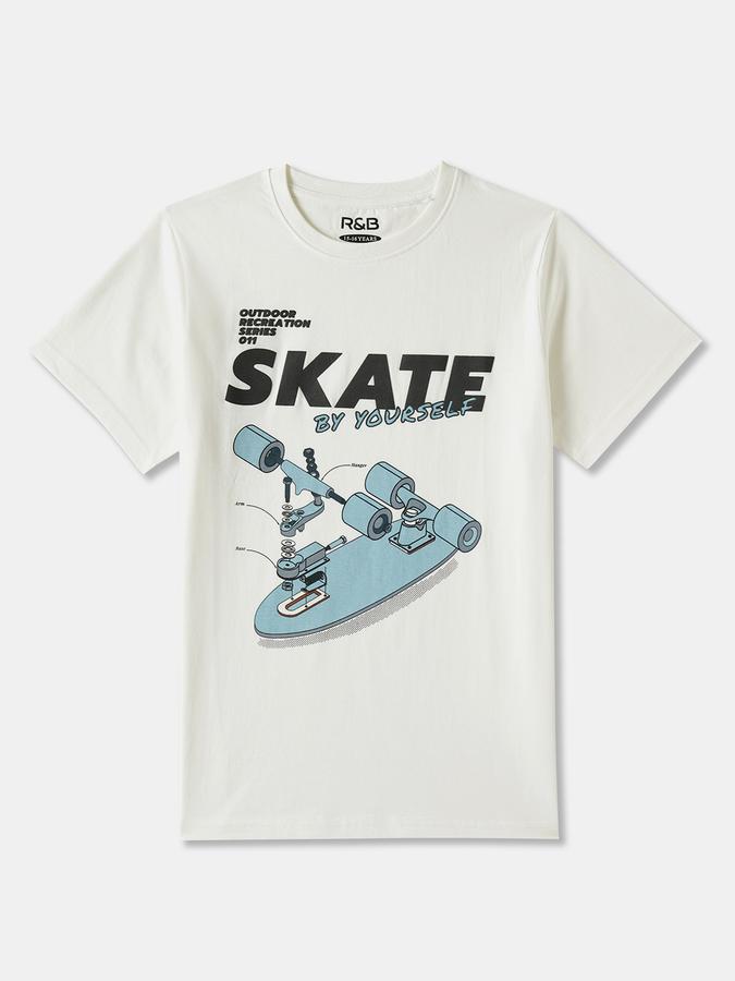 R&B BOYS PRINTED REGULAR GRAPHIC TEE R&B BOYS PRINTED REGULAR GRAPHIC TEE