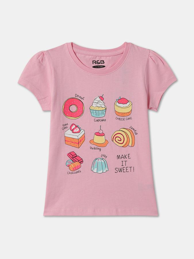 Girls solid T-shirt