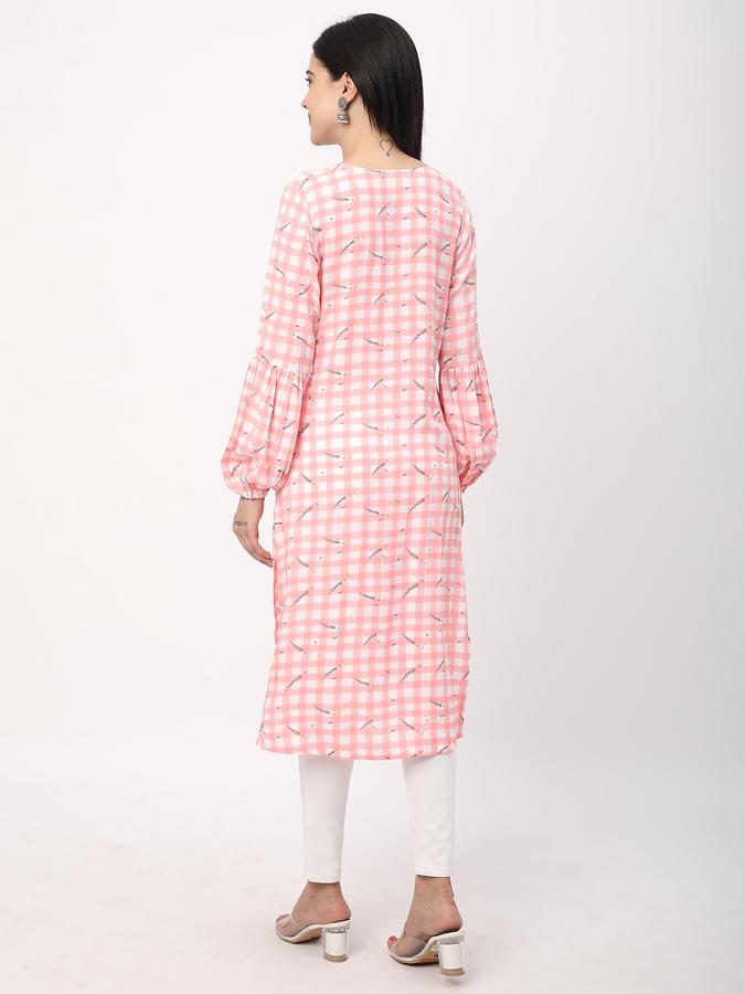 Women Printed A-line Kurta image number 2