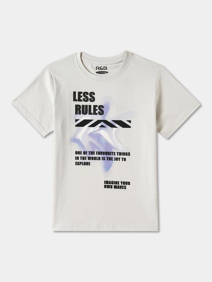 R&B BOYS PRINTED REGULAR GRAPHIC TEE R&B BOYS PRINTED REGULAR GRAPHIC TEE