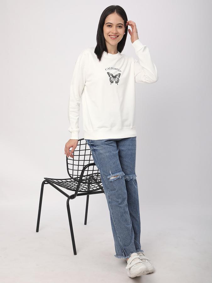 Full Sleeve Graphic Print Women Sweatshirt image number 1