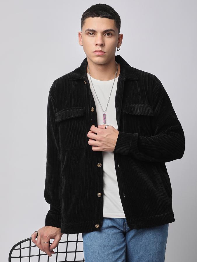 Full Sleeve Solid Men Jacket