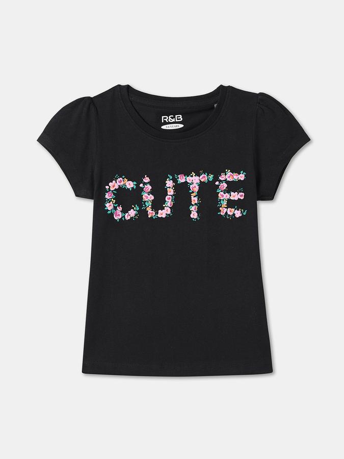 Girls solid T-shirt