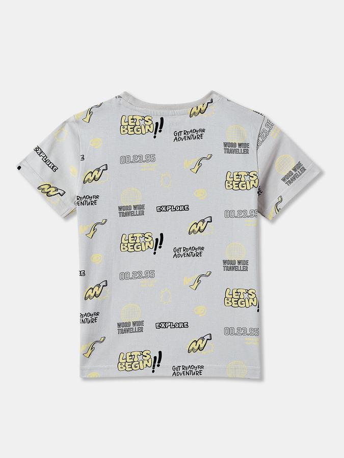 Boys Graphic Print Pure Cotton Regular T Shirt  image number 1