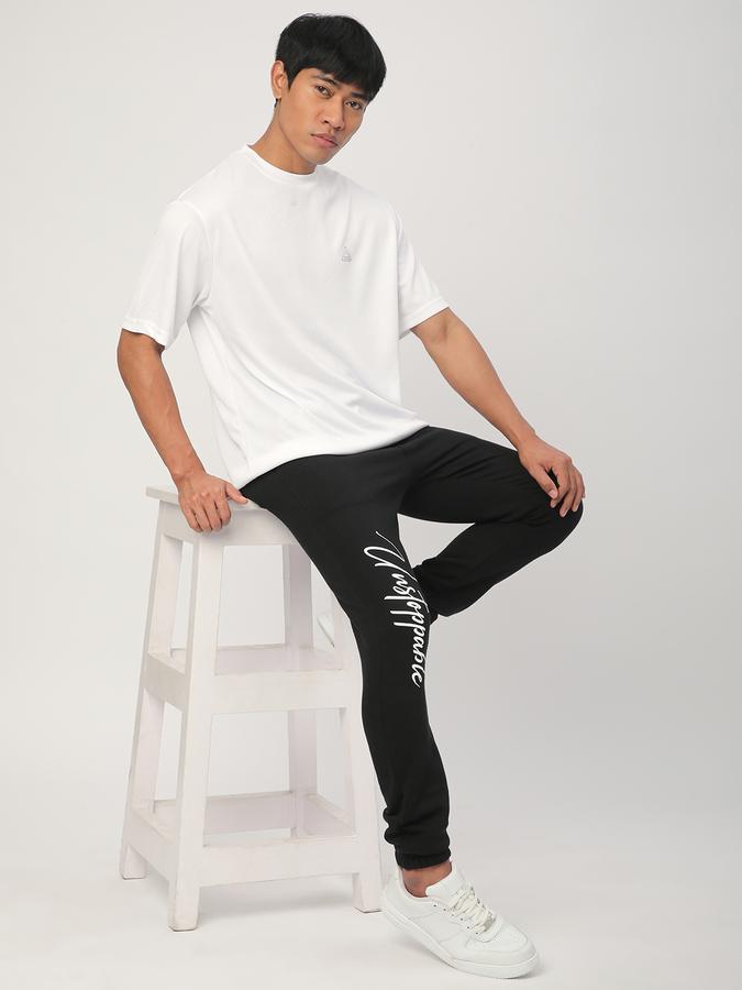 Graphic Print Men Track Pants image number 1