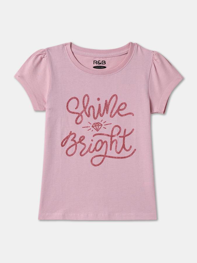 Girls solid T-shirt