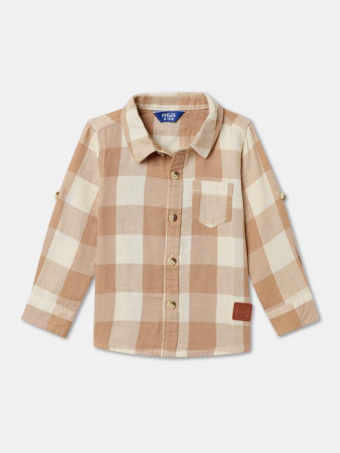 Baby Boys Checkered Casual Shirt 