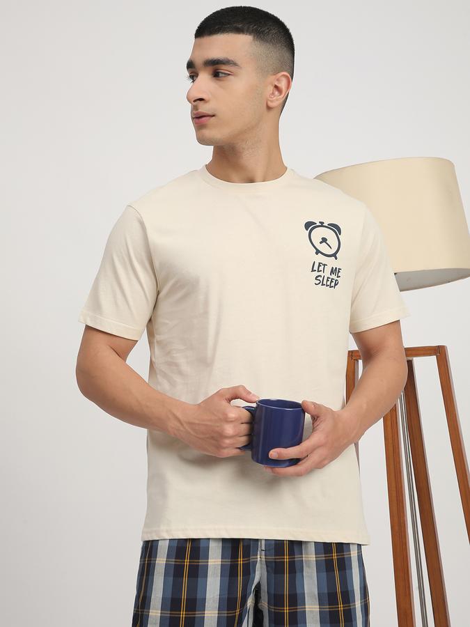 Men Printed Top & Pyjama Set  image number 0