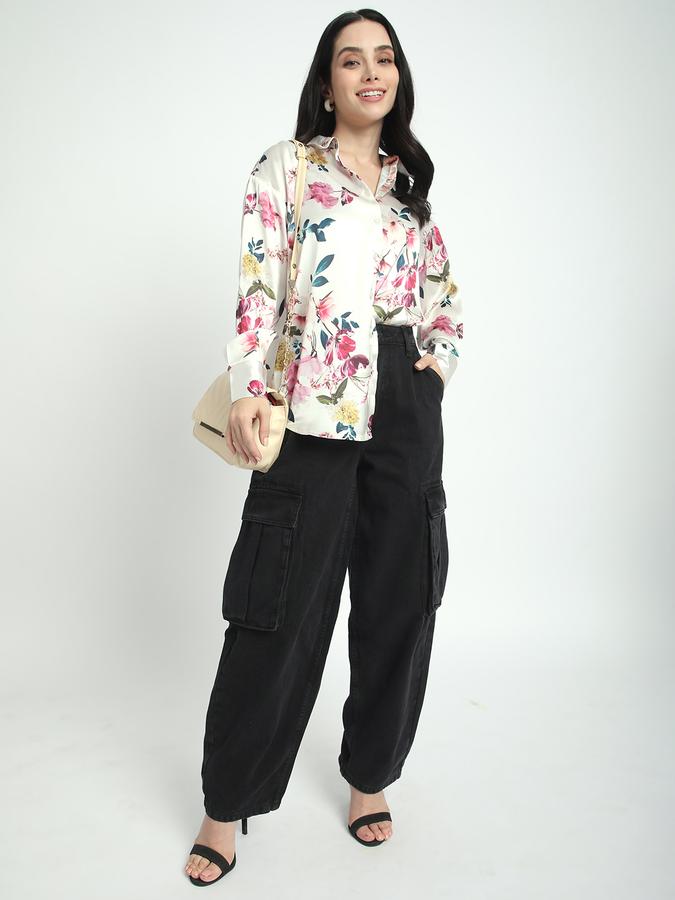 Women Floral Print Casual Shirt image number 1