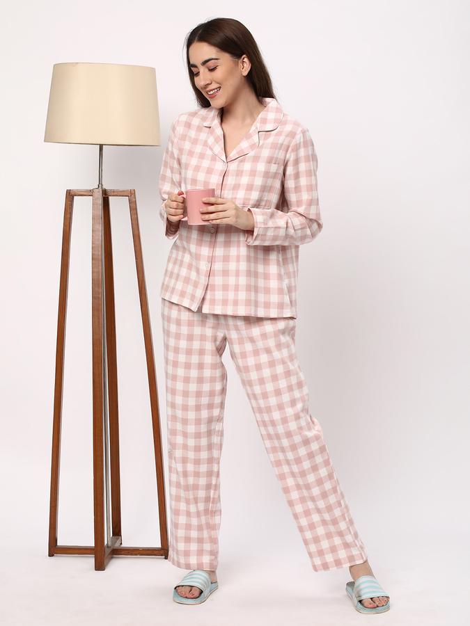 Women Checks Pyjamas image number 1