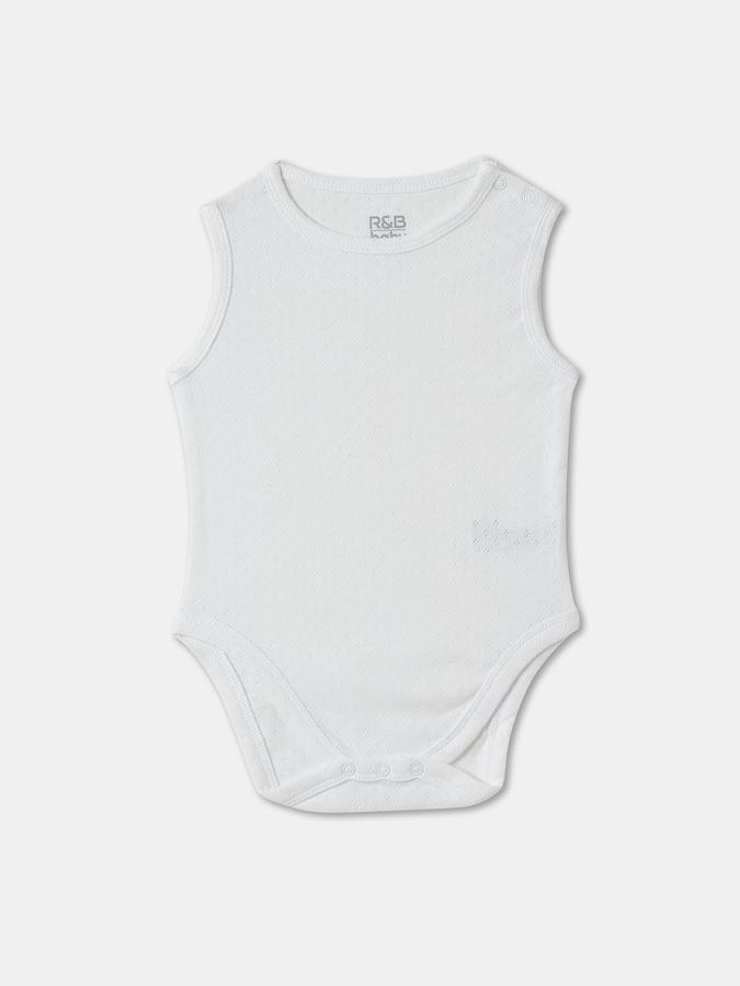 Boys Solid BodySuit image number 2