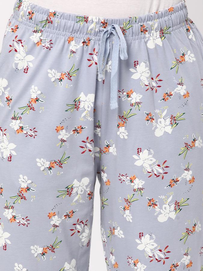 Women Floral Print Relaxed Fit Pyjamas image number 3