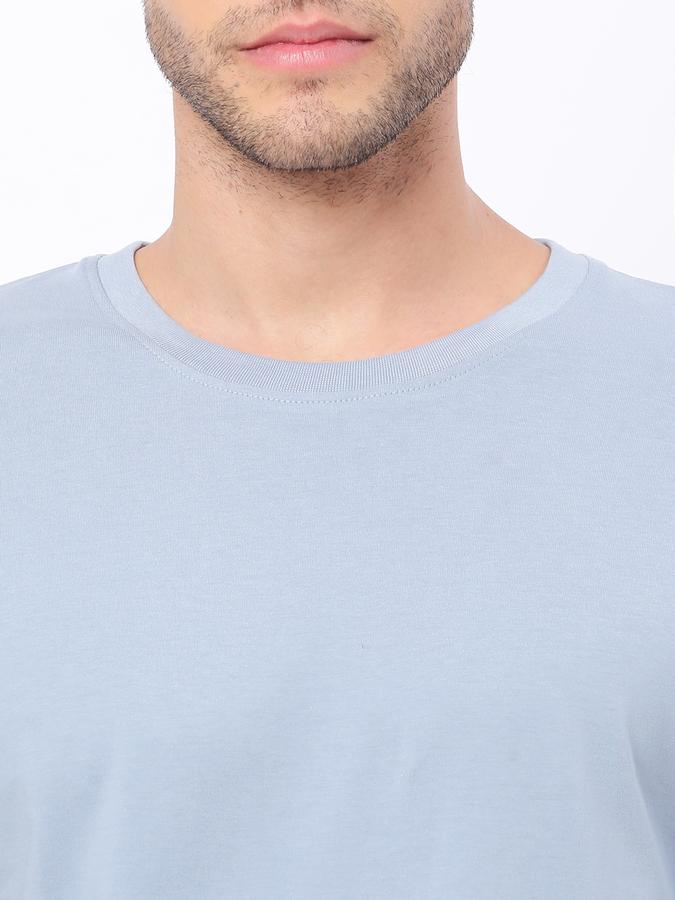 Men Crew-Neck T-Shirt with Short Sleeves image number 3