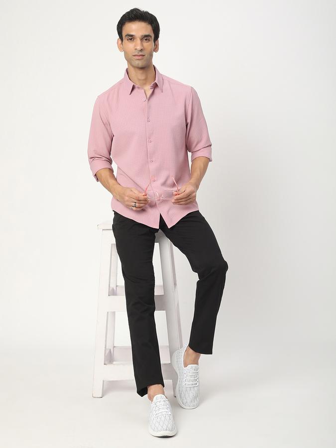 Men Self Design Casual Shirt image number 1