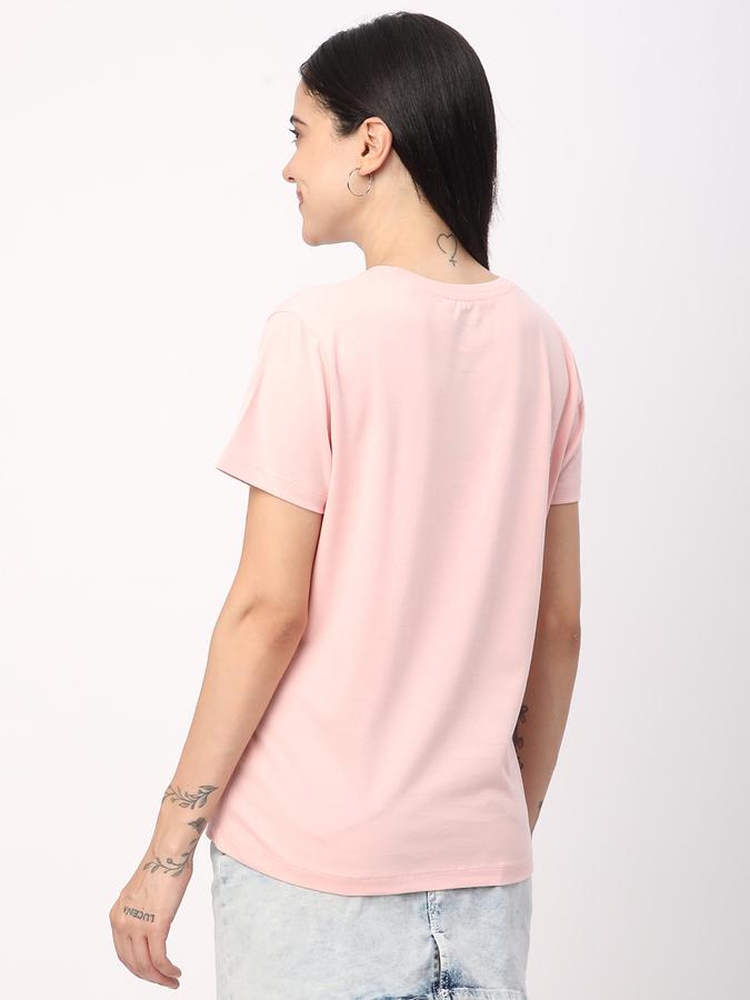 Printed Women Round Neck T-Shirt image number 2