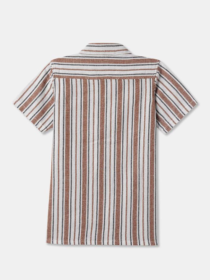 Boys Striped Casual Shirt image number 1