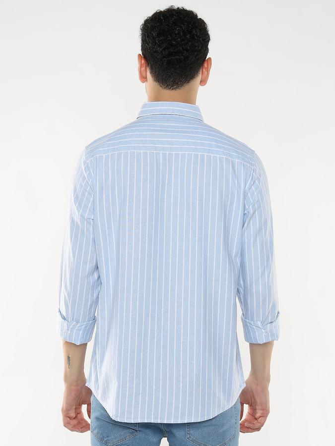 Men Striped Casual Shirt image number 3