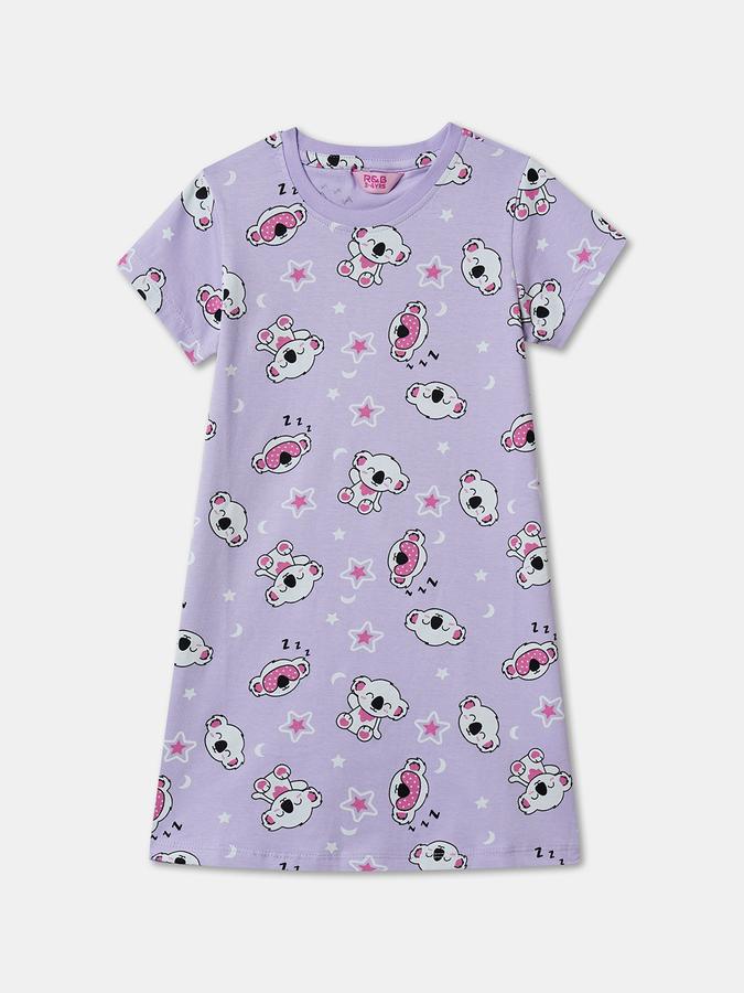 Kids Nightwear Girls Printed Cotton 