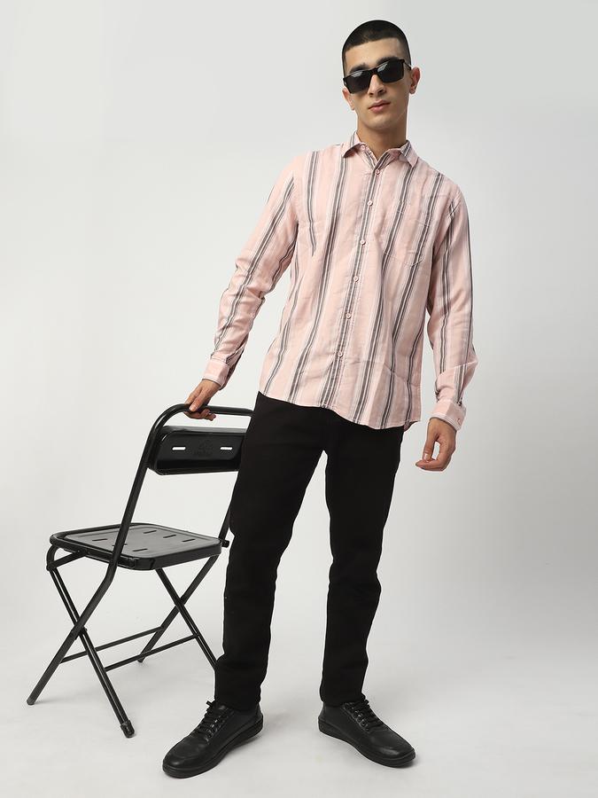 Men Striped Casual Shirt image number 1