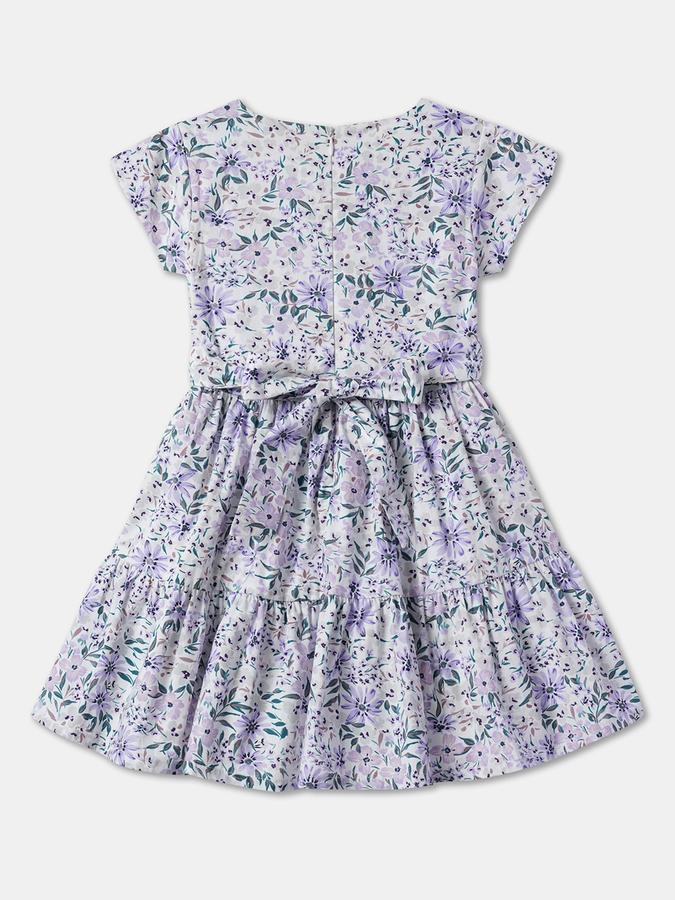 Floral Printed Tiered Dress image number 1