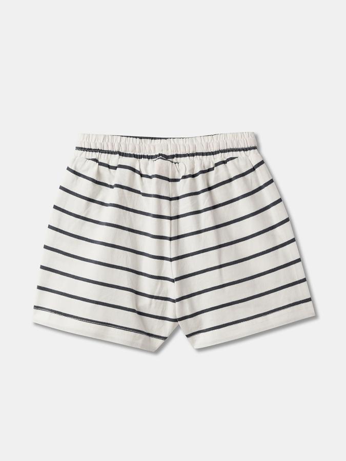 Striped Shorts with Elasticated Waist image number 1